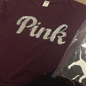 SOLD OUT ONLINE BLING T-SHIRT/ BLACK LEGGINGS SET